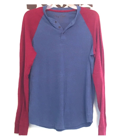 💐Chip & Pepper Henley Raglan - Picture 2 of 4